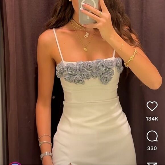 ZARA FLORAL JEWEL CAMISOLE - Picture 3 of 8